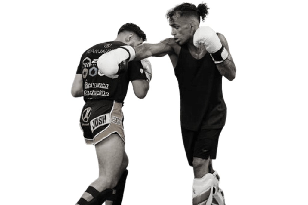 Jauncey Kickboxing instructor padwork